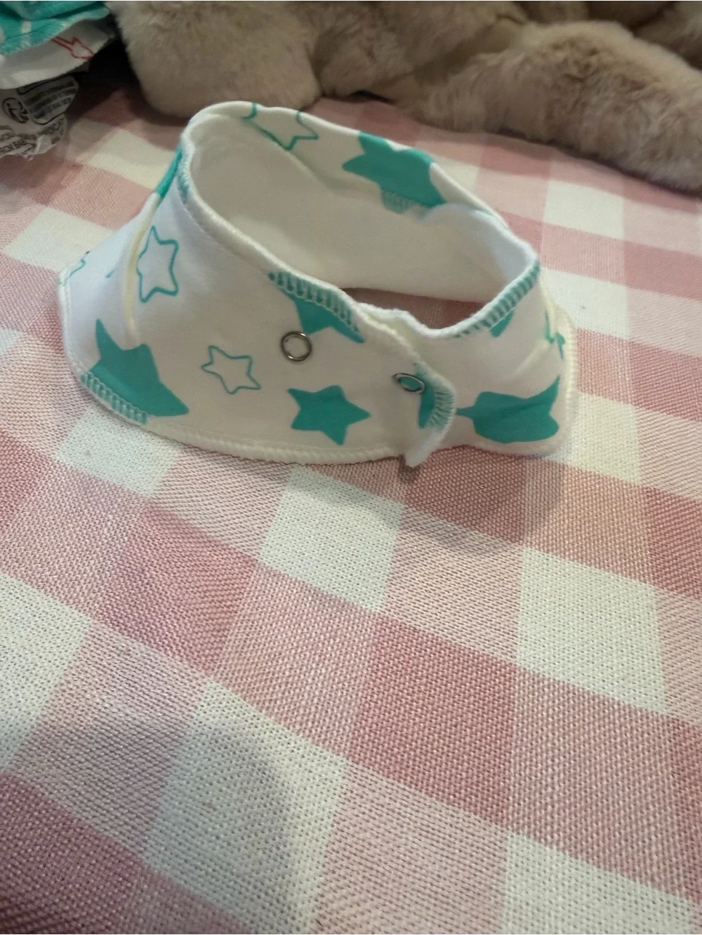 8 pcs burp babiesOrganic Cotton Baby Bandana Drool Bibs - Blue & Gray Set